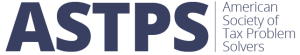 ASTPS logo representing the American Society of Tax Problem Solvers, emphasizing expertise in tax resolution and support for individuals and businesses facing tax issues.